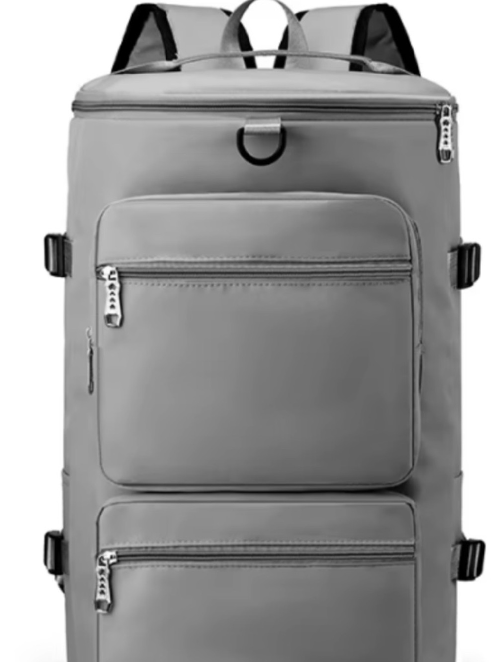 Men's Gray Travel Backpack - Durable Everyday Pack